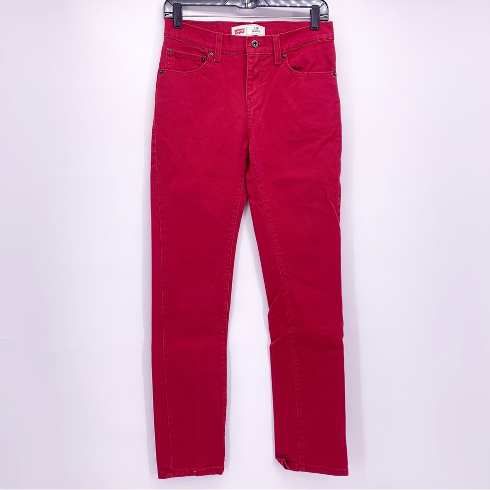 Levi’s 510 Red Skinny Jeans Boys Size 18